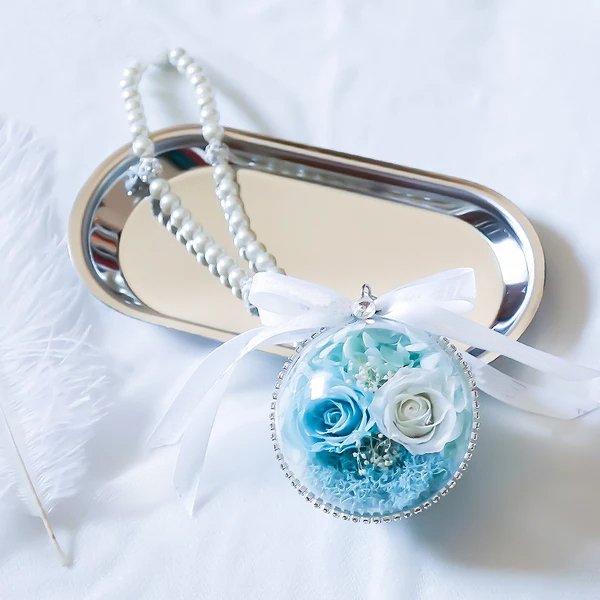 Hot sell natural Eternal Rose Dry Flower thousand car pendant quartz car pendant car products universal accessories