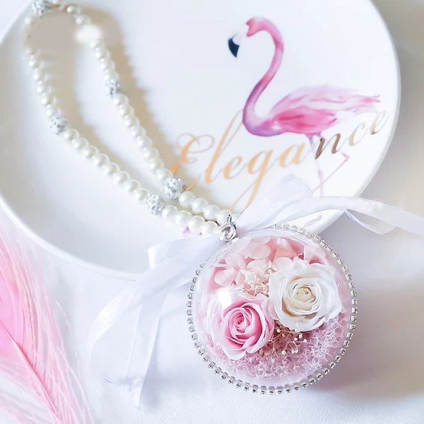 Hot sell natural Eternal Rose Dry Flower thousand car pendant quartz car pendant car products universal accessories