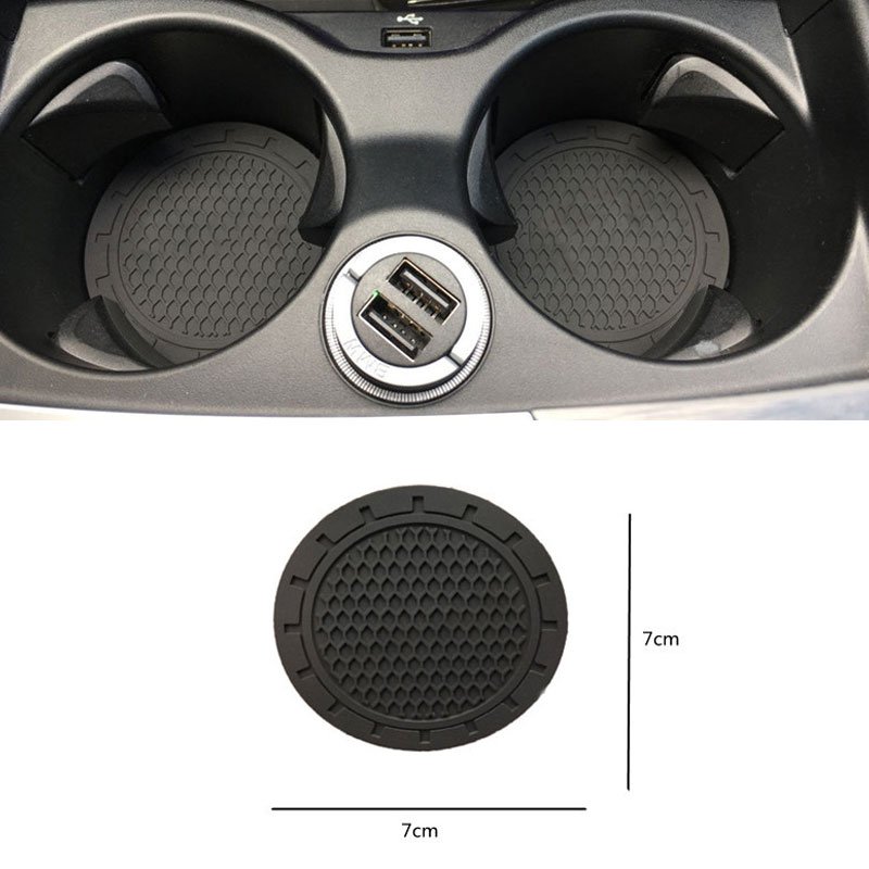 Car Coaster Universal Automatic Non-Slip Cup Insert Coaster Cup Holder Mats Products Interior Parts drink holder water coaster