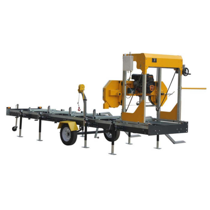 3.5m Horizontal Wood Band Saw Mill Machine Wood Cutting Bandsaw Mill Timber Log Aserradero Trailer Simple Sawmill Portable