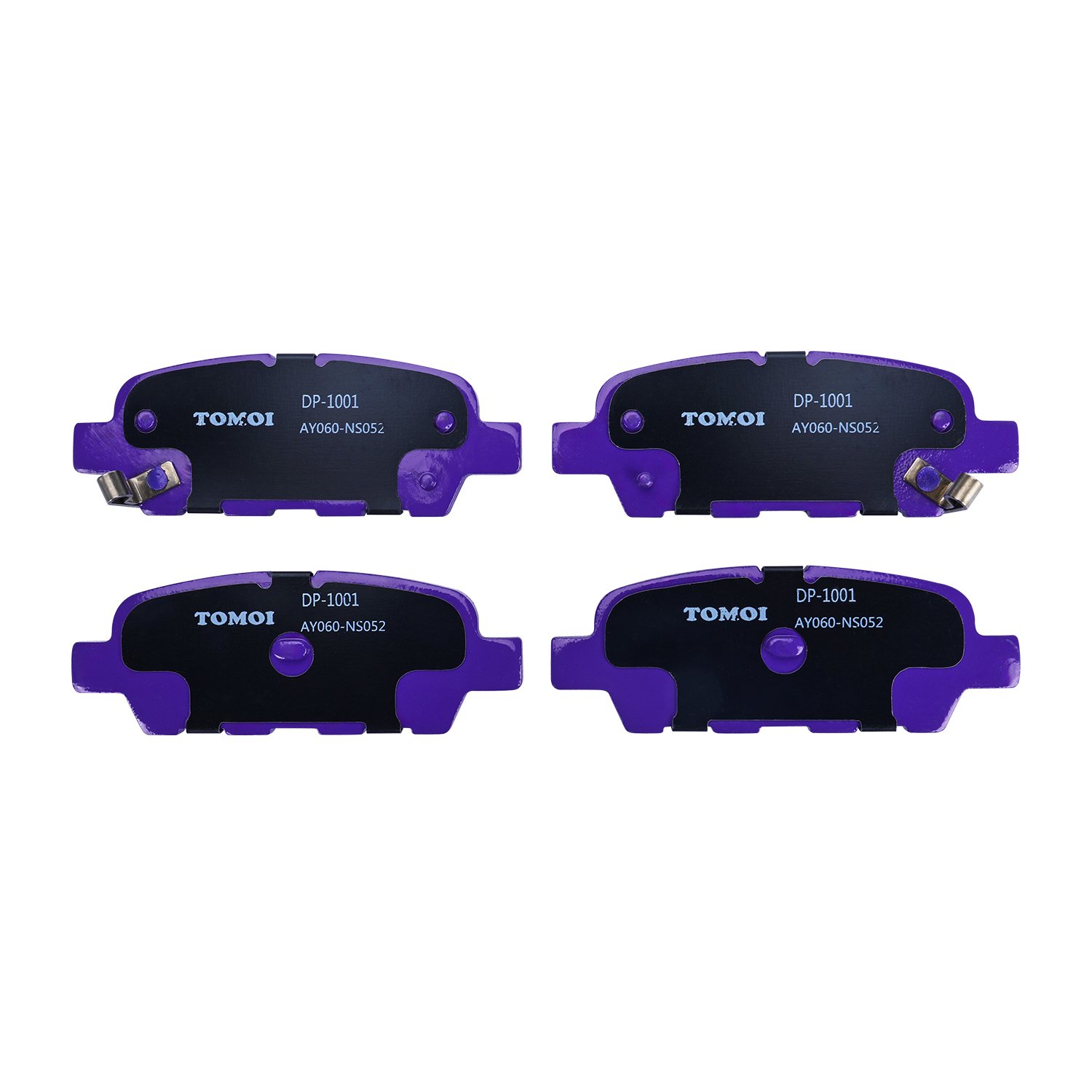 Import Best Brake Pad Brand DP-1001 TOMOI AY060-NS052 Auto Brake System Parts Ceramic Brake Pad for Nissan Teana Qashqai Suzuki
