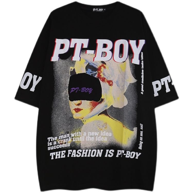 2023new High Quality Hot Selling Men's Hip-hop T-shirts Of Good Quality Loose Men's Short-sleeved T-shirts Factory Wholesale