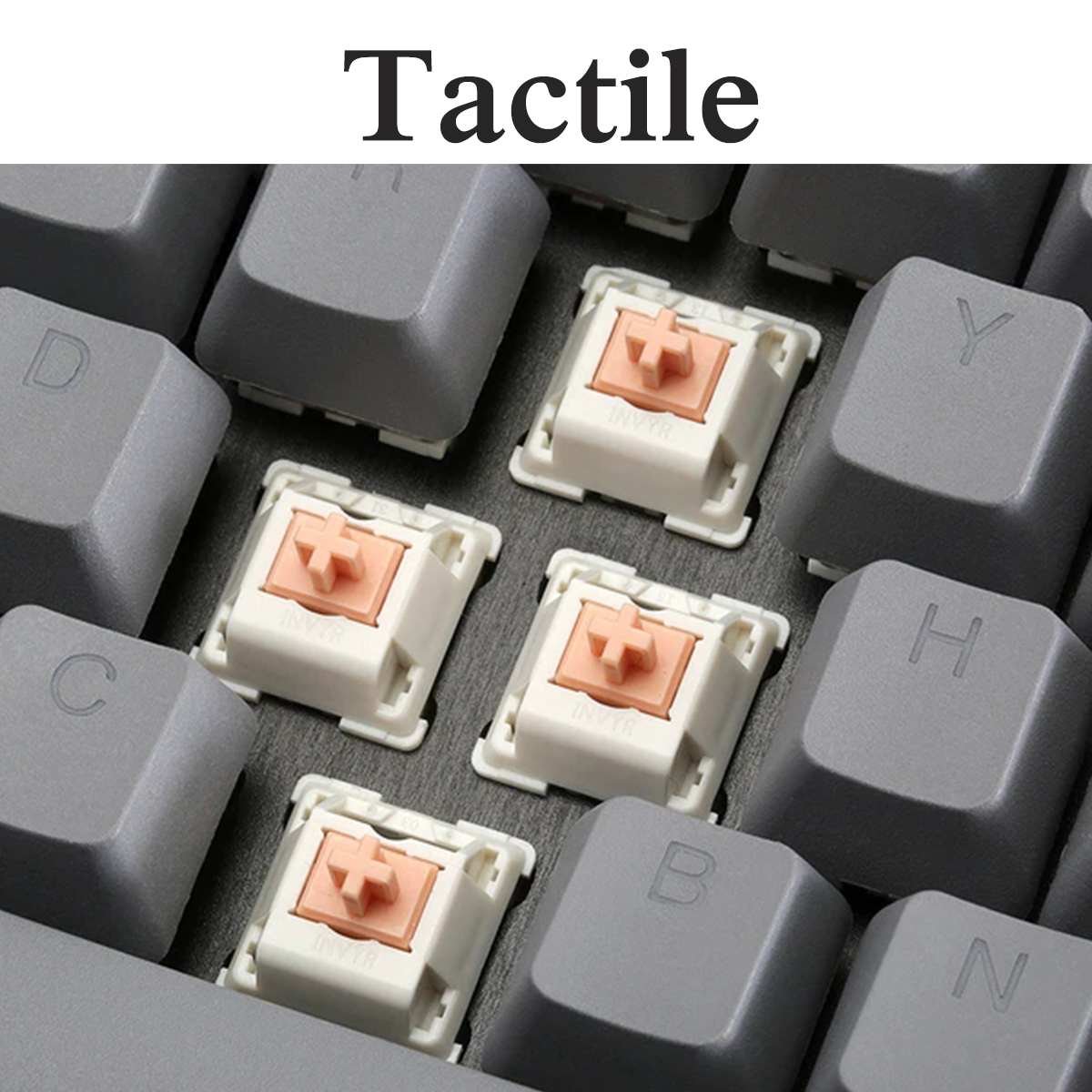MMD V2 Holy Panda Tactile Switch 3 Pin 55g 62g POM Switch Custom Mechanical Keyboard Switches