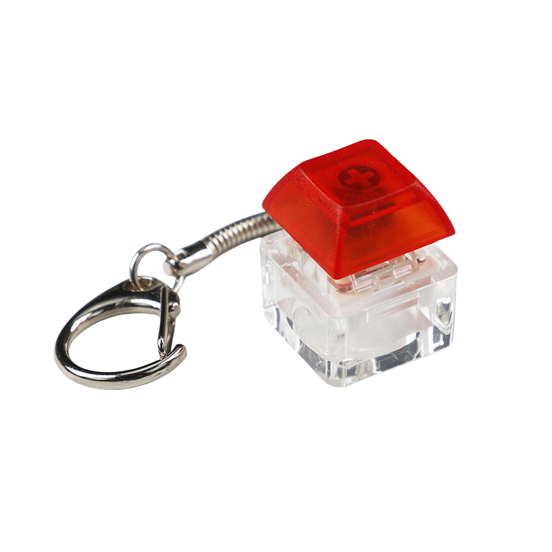 Acrylic assembled Keyboard Switch Tester keychain Keycaps stress-relief mechanical keyboard tactile click switch tester Gift