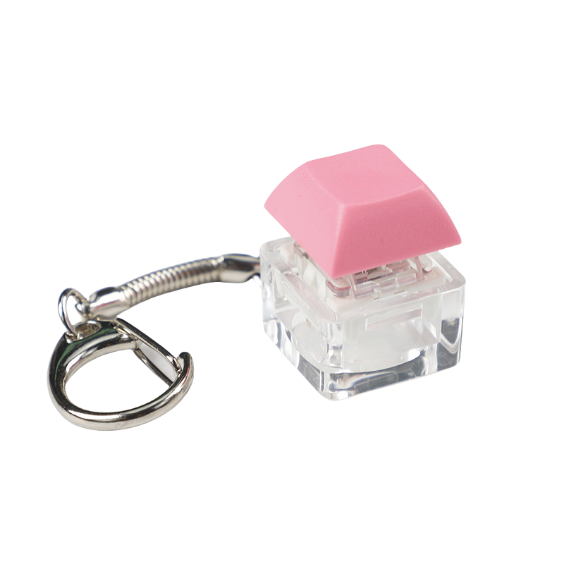 Acrylic assembled Keyboard Switch Tester keychain Keycaps stress-relief mechanical keyboard tactile click switch tester Gift