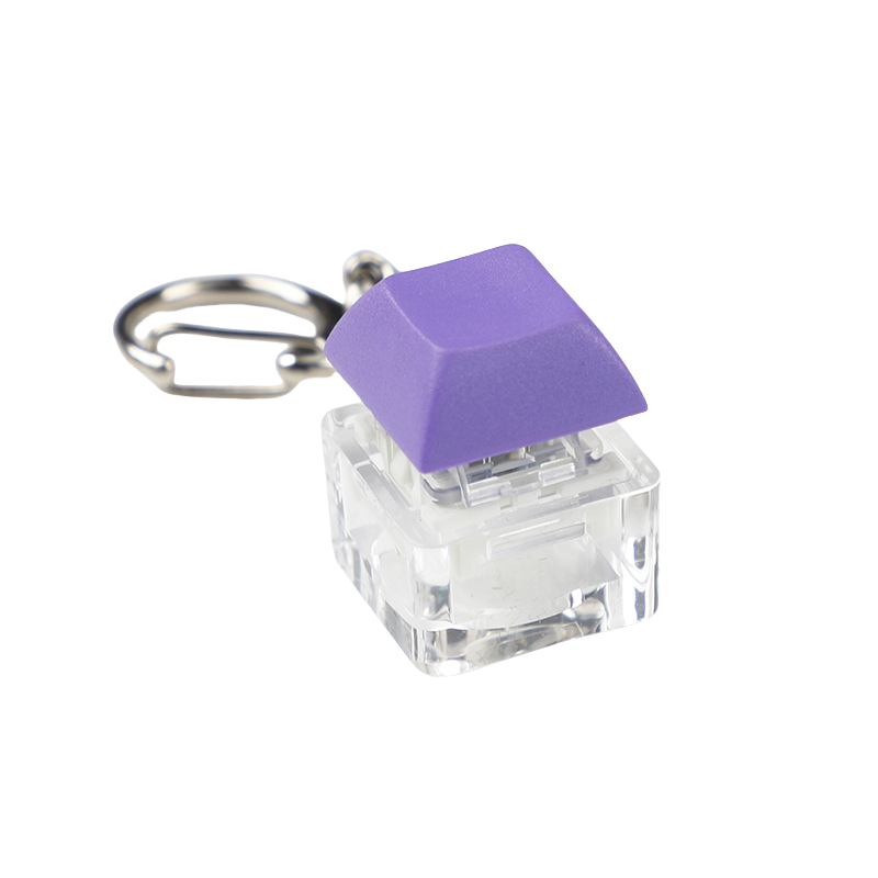 Acrylic assembled Keyboard Switch Tester keychain Keycaps stress-relief mechanical keyboard tactile click switch tester Gift