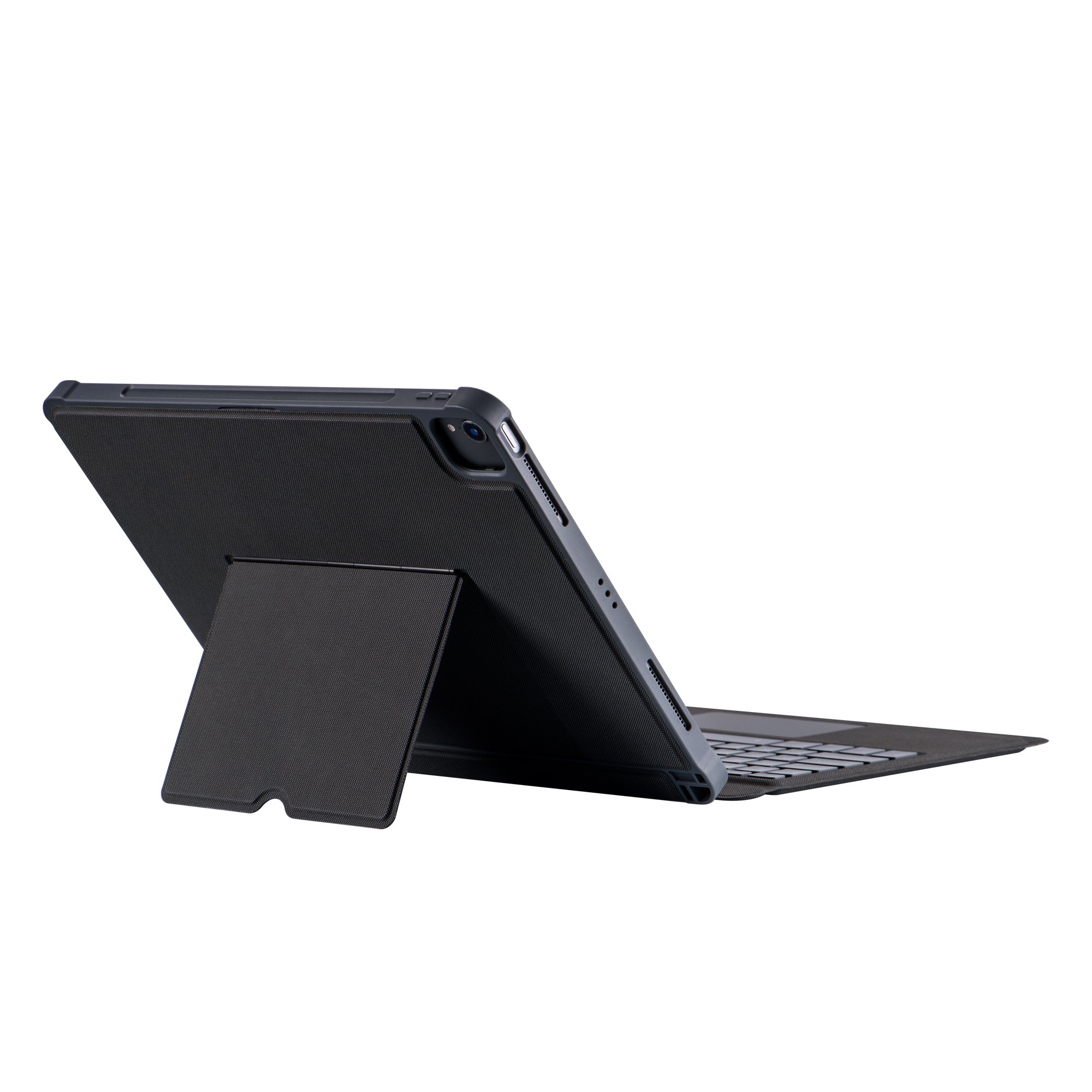 2021-2020-2018 for iPad Keyboard Case Cover with Touchpad and Pencil Holder 7 Color LED RGB Backlight Split Style