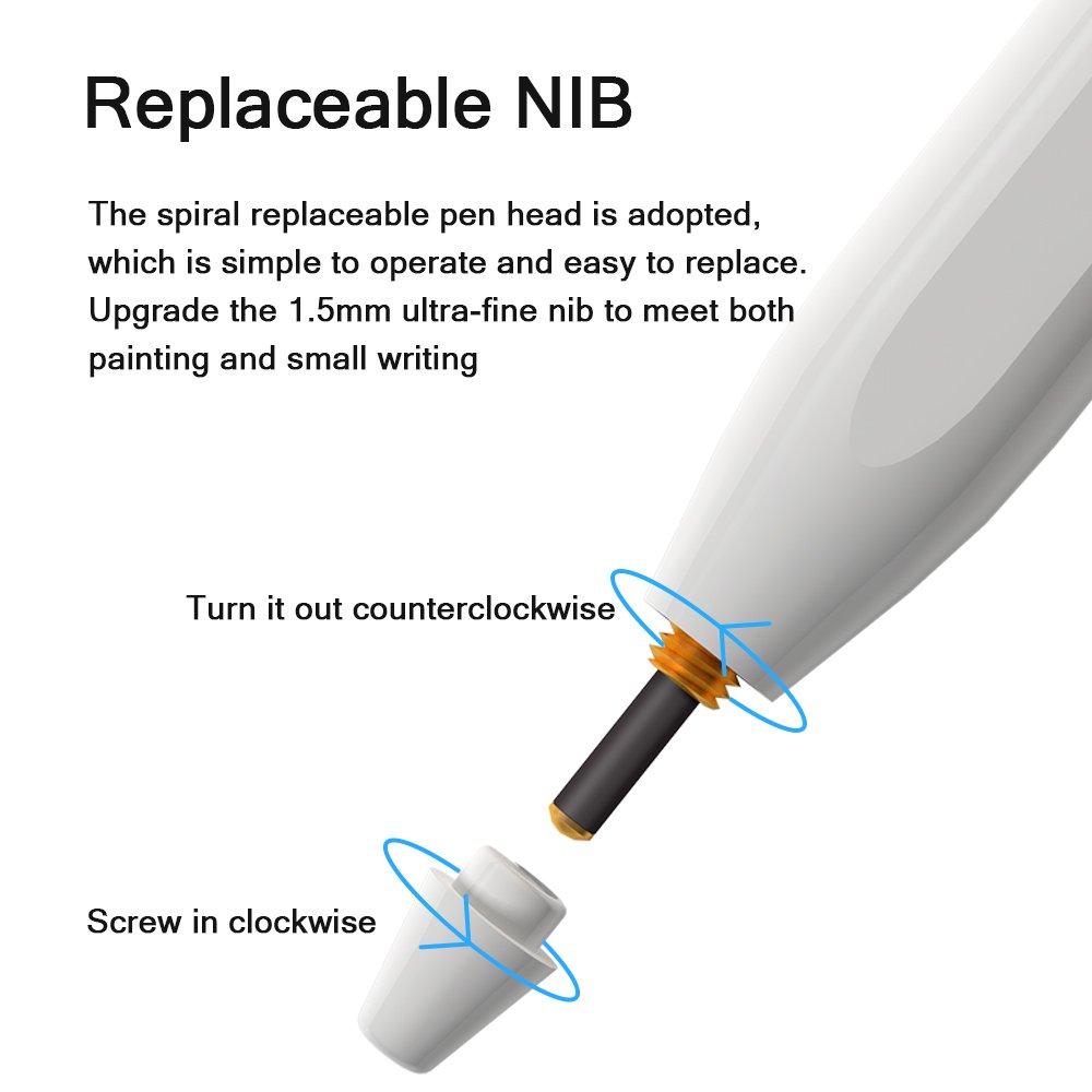 Rechargeable Stylus Pen OEM Aluminum Alloy for All Tablet with Keyboard and Pen and Cover in One Box Mobile Phone,tablet 9 Hours