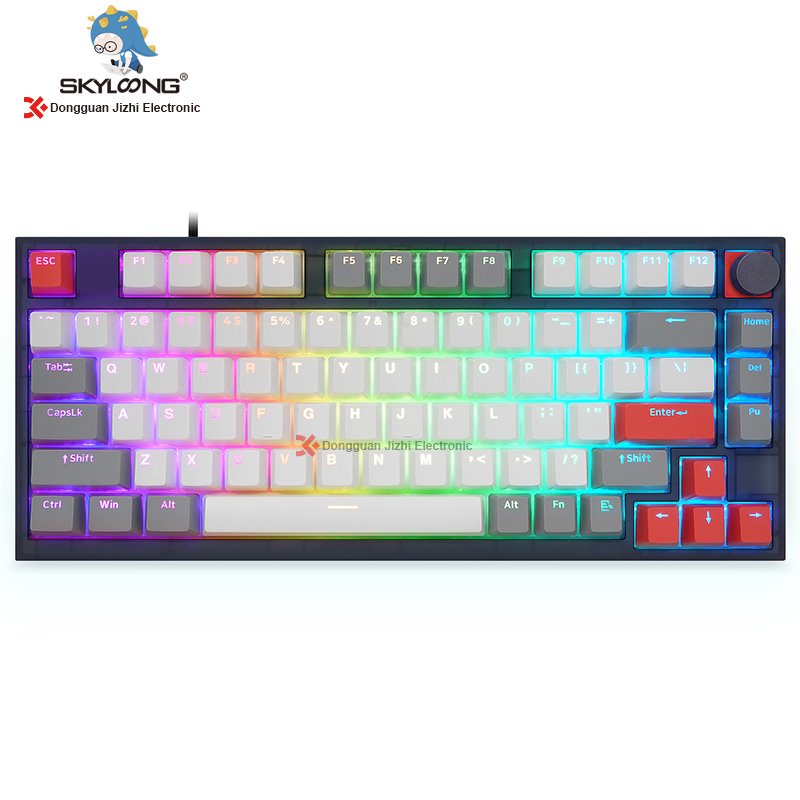 Skyloong Factory Price Hot Swap PC Gaming Keyboard Wired Gateron Optical Switches Gaming Keyboard 75% Keys OEM DIY Keyboard Kit