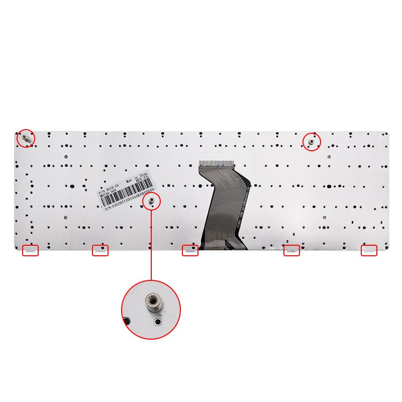 OEM US Layout Laptop Keyboards for Lenovo Ideapad B570 B580 B585 B590 Non Switch Point Backlight Keyboards