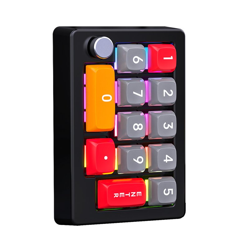 BWBL Factory Price Wholesale Mechanical Game Keyboard USB Wired 12Keys RGB Backlight Drivers Gaming Mini Keyboard