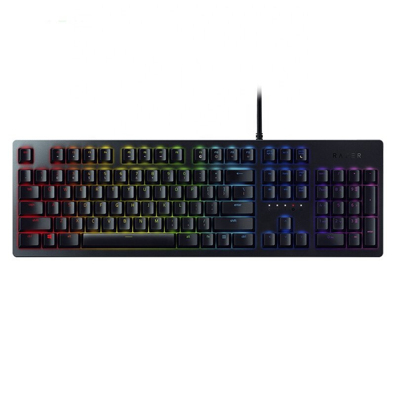 High Quality Professional Razer Huntsman Keyboard Aluminum Alloy Frosted Top Cover Gaming RGB Light Keyboard White Black Pink