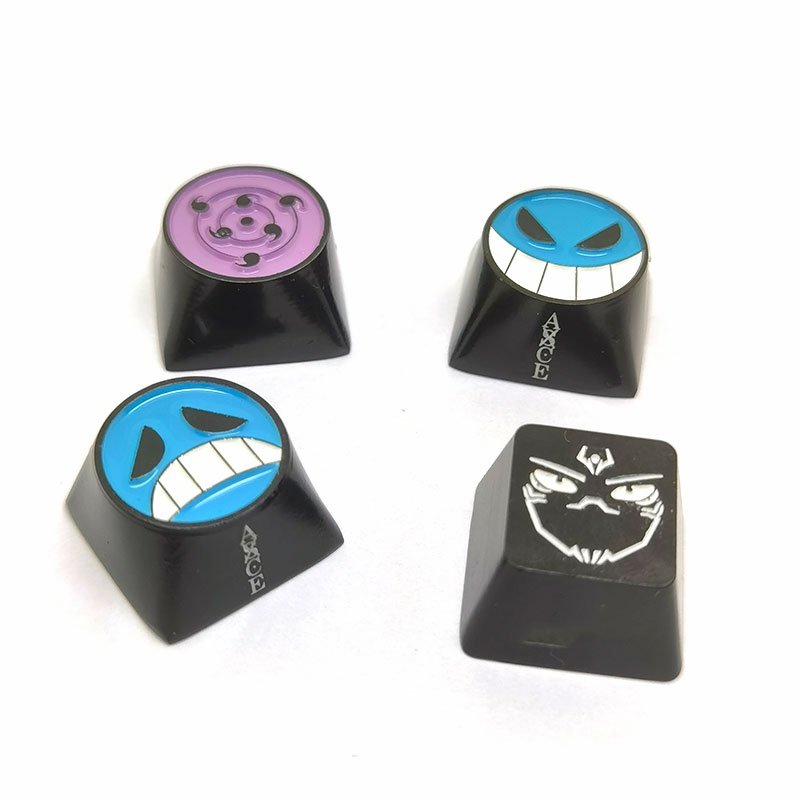 Keycap Switch 3D Custom Logo Metal Square Mechanical Keyboard Fidget Toy Keycap Keychain Custom Enamel Key Cap