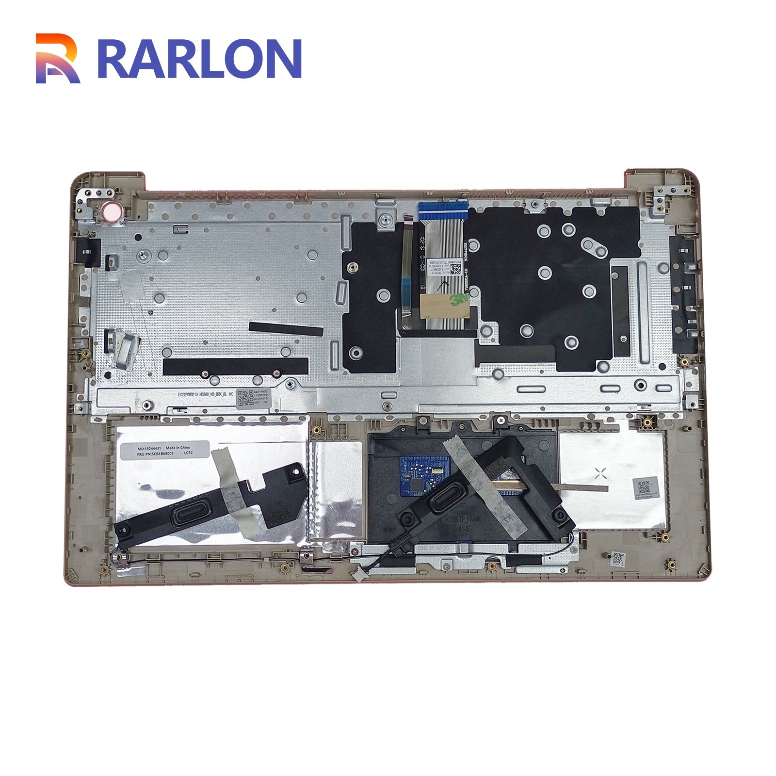 Original new for Lenovo ideapad 3 15ADA6 C cover palmrest upper case with back-light keyboard & touchpad 5CB1B69007