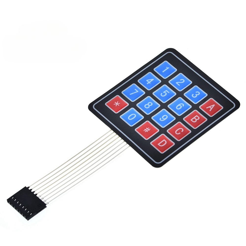4 12 16 20 Key 4*4 Membrane Switch Keypad 1x4 3x4 4x4 4*5 Matrix Array Matrix Keyboard for Arduino Smart Car