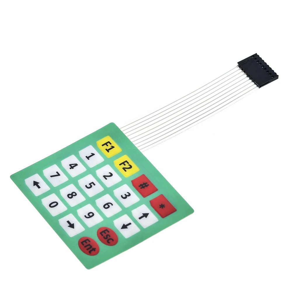 4 12 16 20 Key 4*4 Membrane Switch Keypad 1x4 3x4 4x4 4*5 Matrix Array Matrix Keyboard for Arduino Smart Car