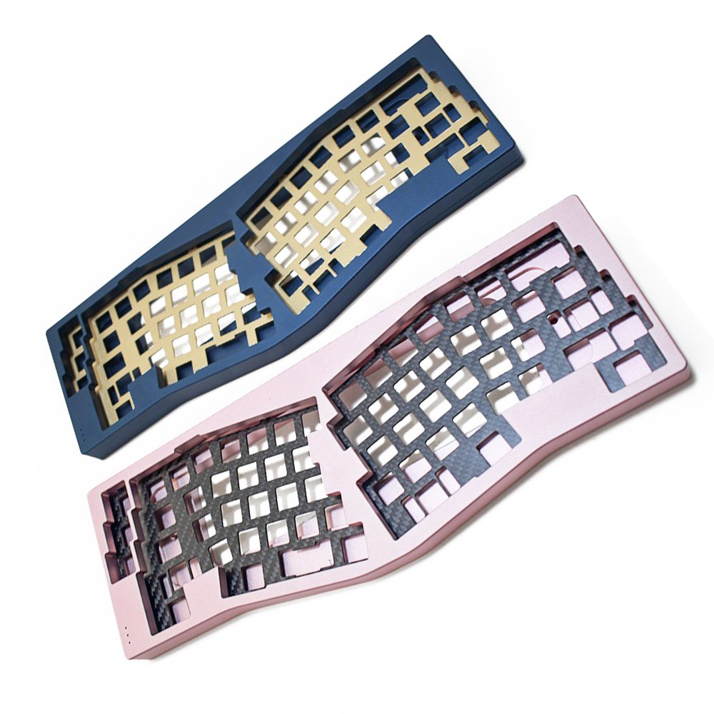 Customized Cnc Machining Gaming Aluminum Keyboard Case Mechanical Keyboard Case Aluminum Cnc Mechanical Keyboard