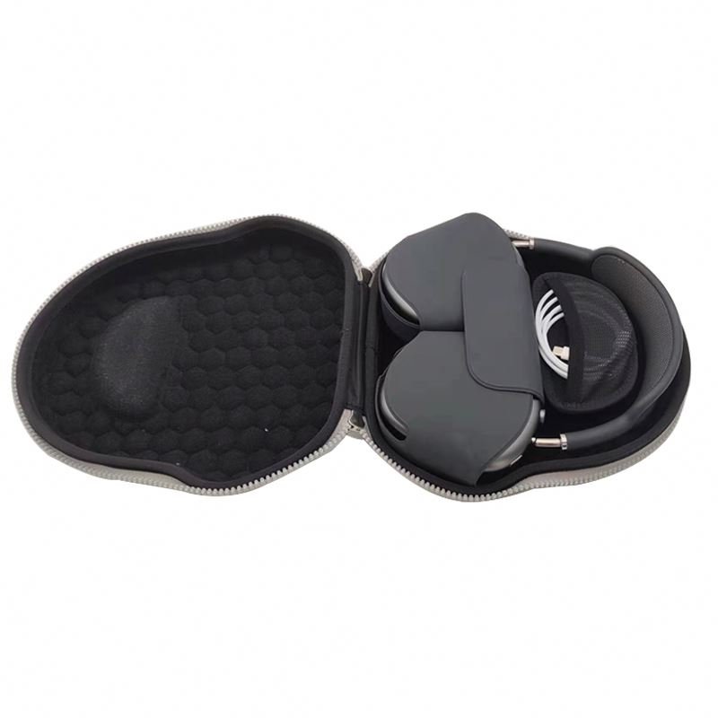 Headphone Large Leather Hard Kids School Headphones With Knox Shell Dopp Zipper Case For Airpods Max