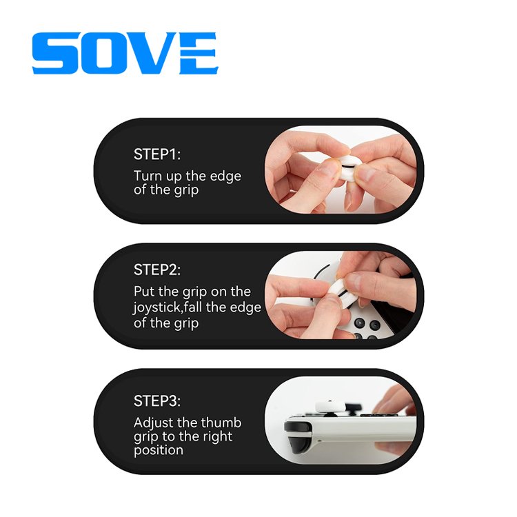 OEM Customized Cute thumb grip cover Playstation 5 controller, thumb stick cover set custom silicone Switch Pro controller