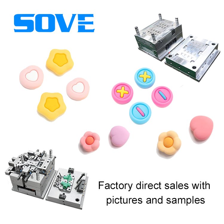 OEM Customized Cute thumb grip cover Playstation 5 controller, thumb stick cover set custom silicone Switch Pro controller