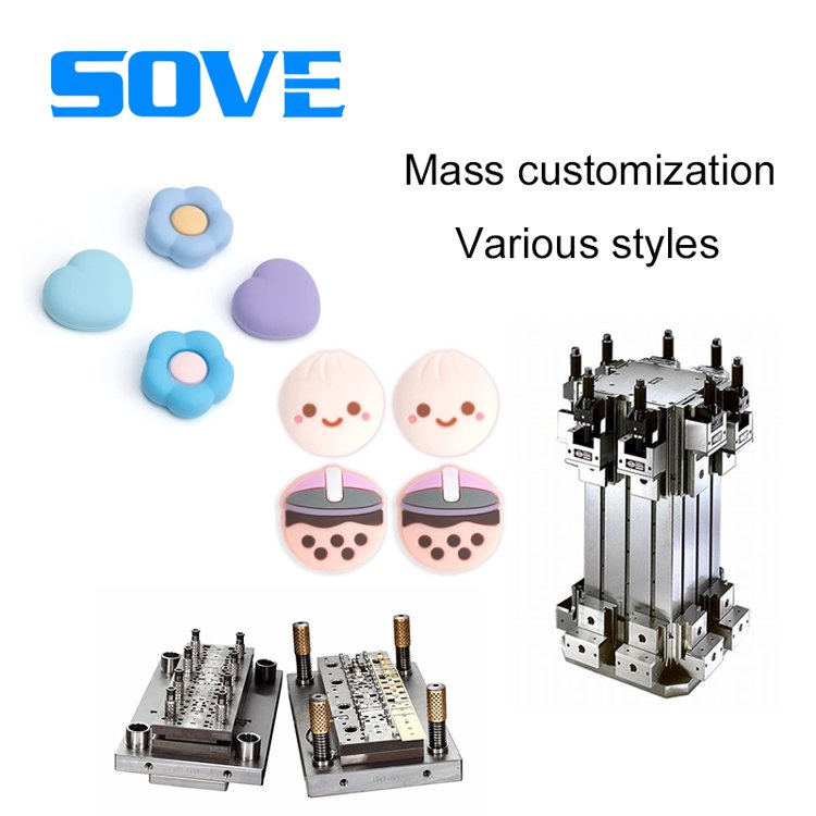 OEM Customized Cute thumb grip cover Playstation 5 controller, thumb stick cover set custom silicone Switch Pro controller