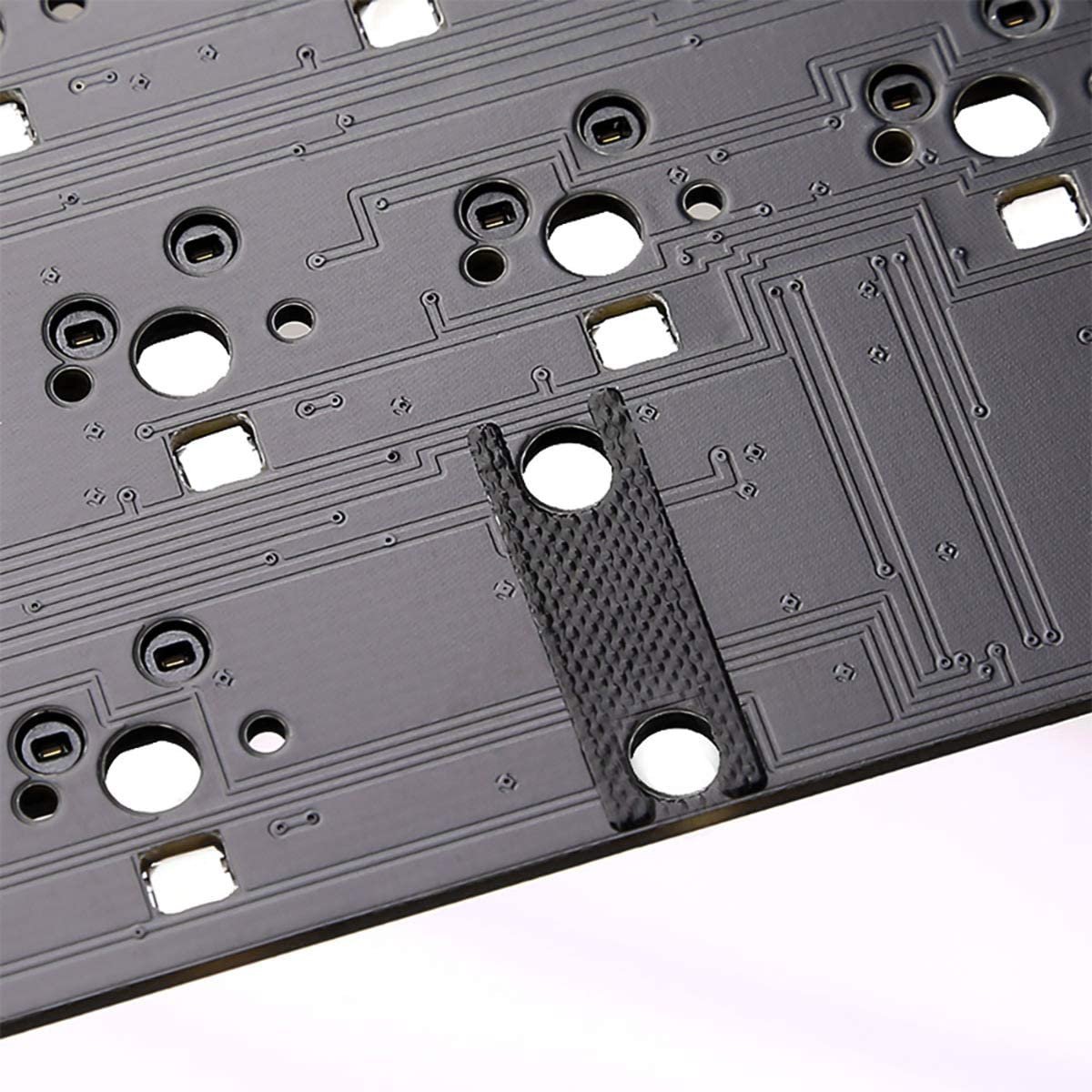 Black Transparent Mechanical Keyboard PCB Stabilizer Satellite Switch Film PTFE/Silica Gel Adjust The Big Keys 3M Adhesive