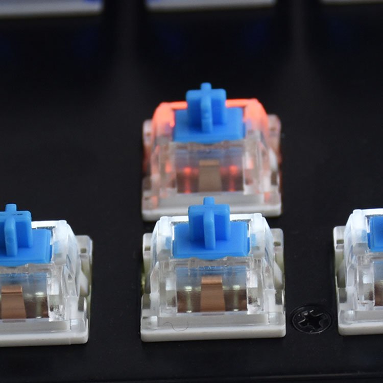 2018 FUNSTY 87 Keys Wired Mechanical Keyboard Blue Switch