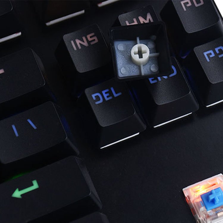 2018 FUNSTY 87 Keys Wired Mechanical Keyboard Blue Switch
