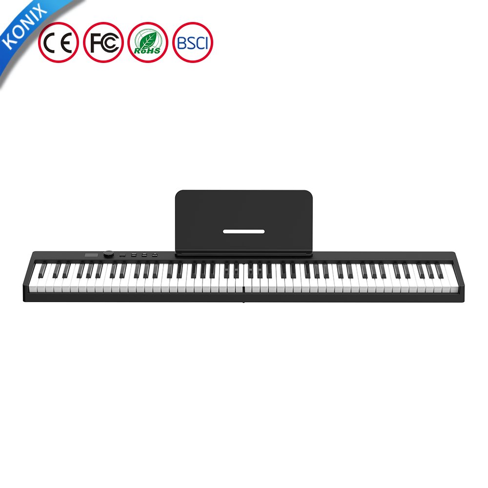 CN factory 2024 pinaoman Classic piano electronic piano folding keyboard portable Konix digital piano for beginner