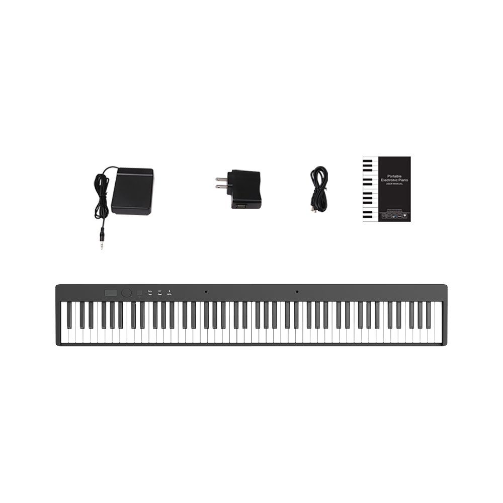 CN factory 2024 pinaoman Classic piano electronic piano folding keyboard portable Konix digital piano for beginner