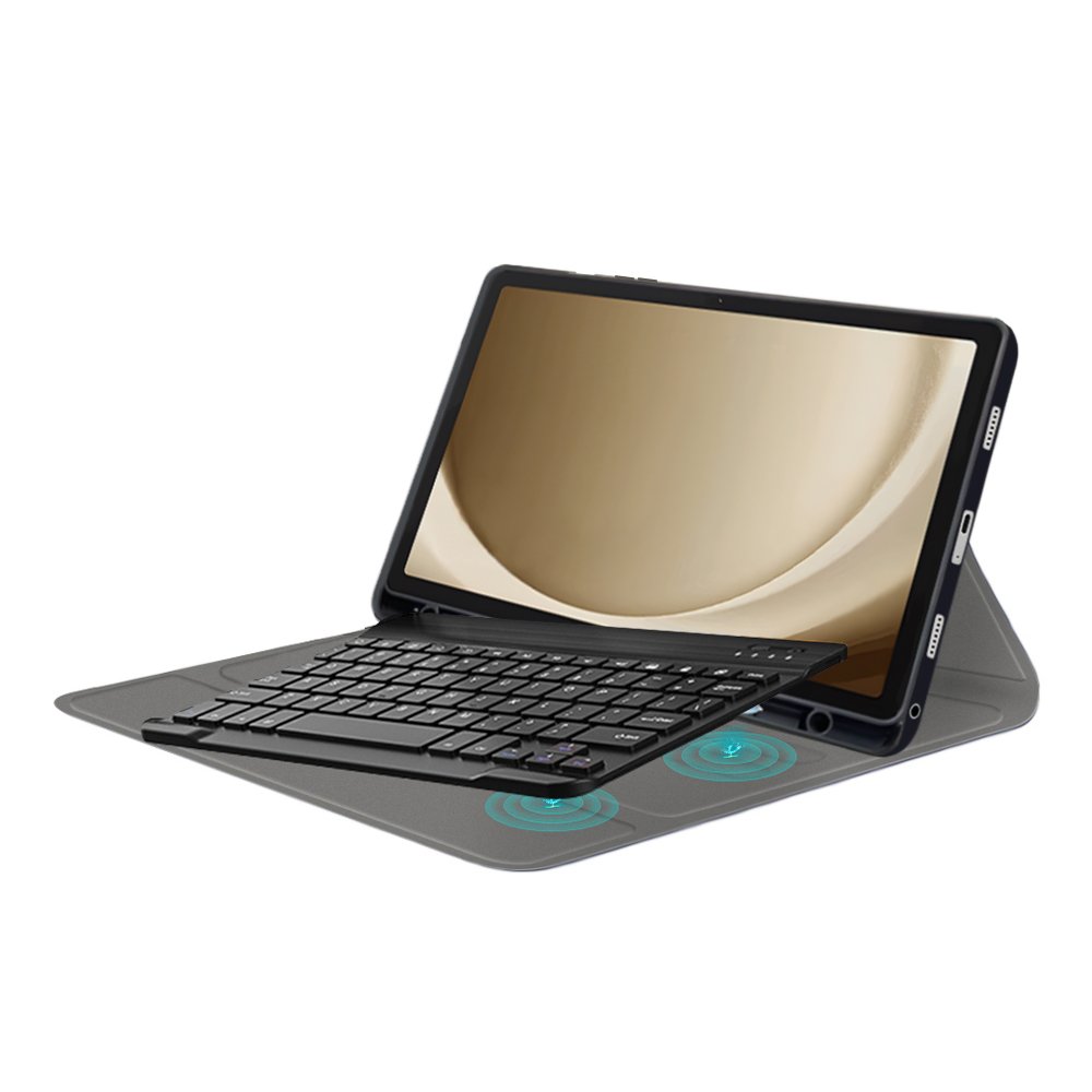 For Samsung Galaxy Tab A9 PLUS 11'' Detachable wireless Keyboard case cover Tablet with PU leather Back cover