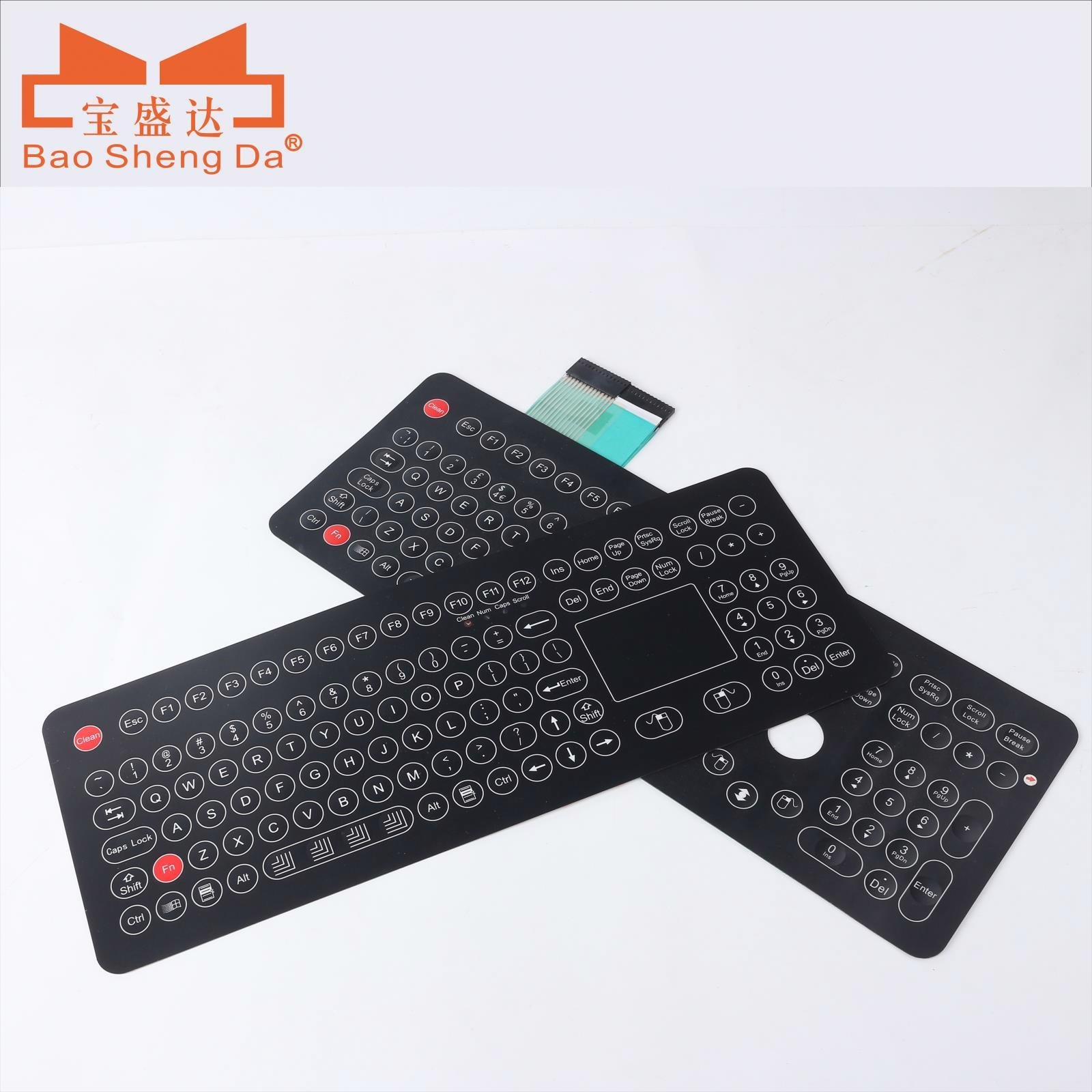 Cheap Personalized Wholesale Price Plastic Pet Pvc Keypad Membrane Switch Panel Membrane Keypad Keyboards