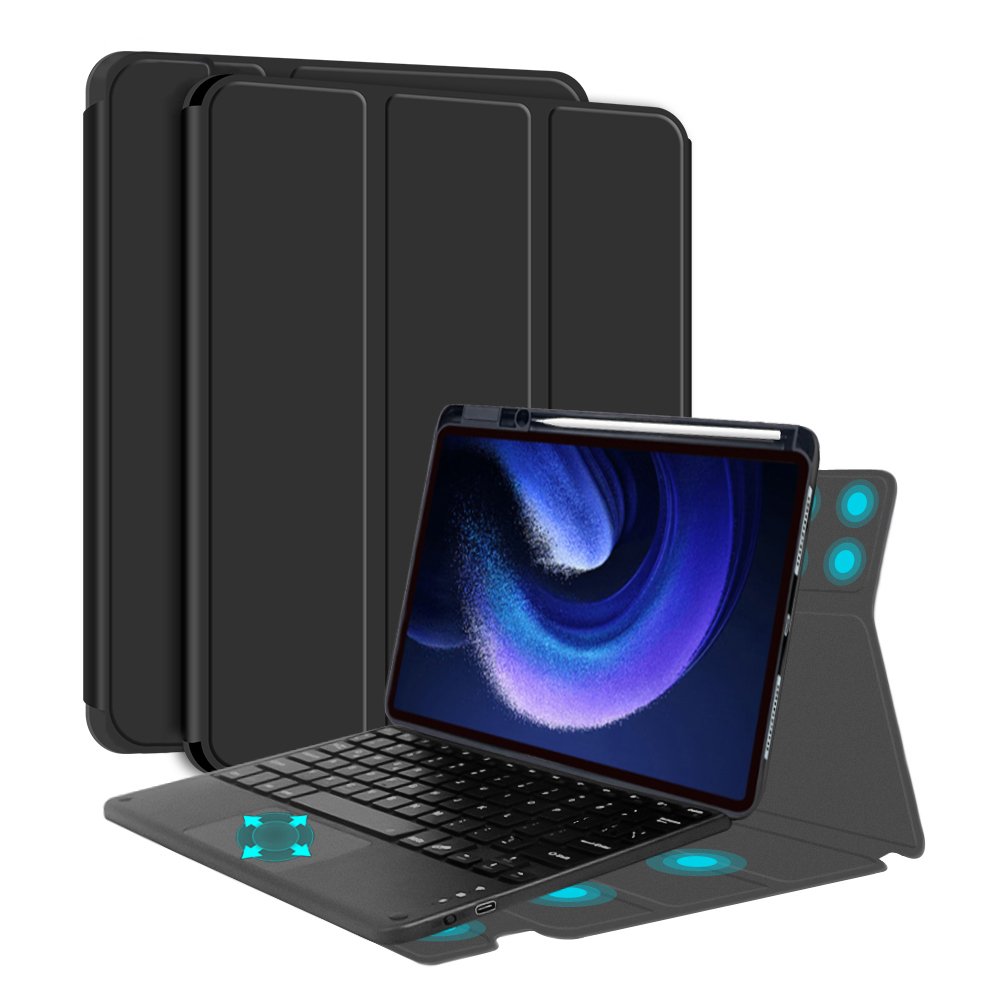 Magnetic Attached wireless Keyboard case Detachable with Touchpad For Xiaomi Pad 6 11''