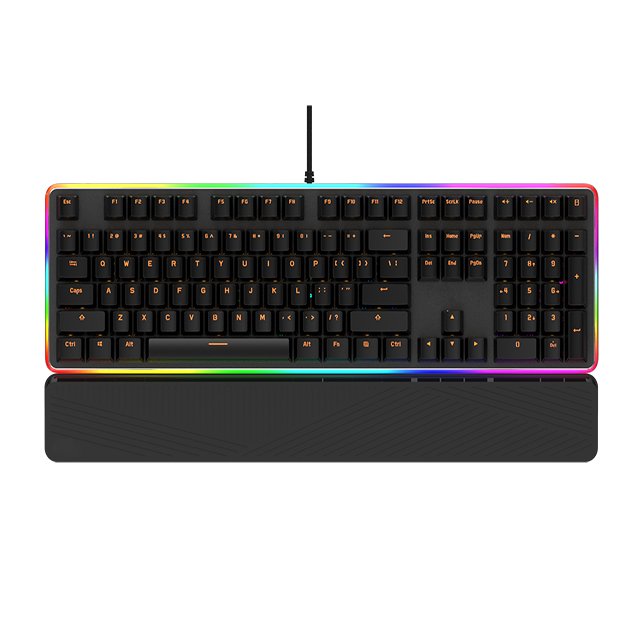 108-key Mechanical Multiple Language Versions Available's Gaming Keyboard with Cherry Kailh Jixian Switch