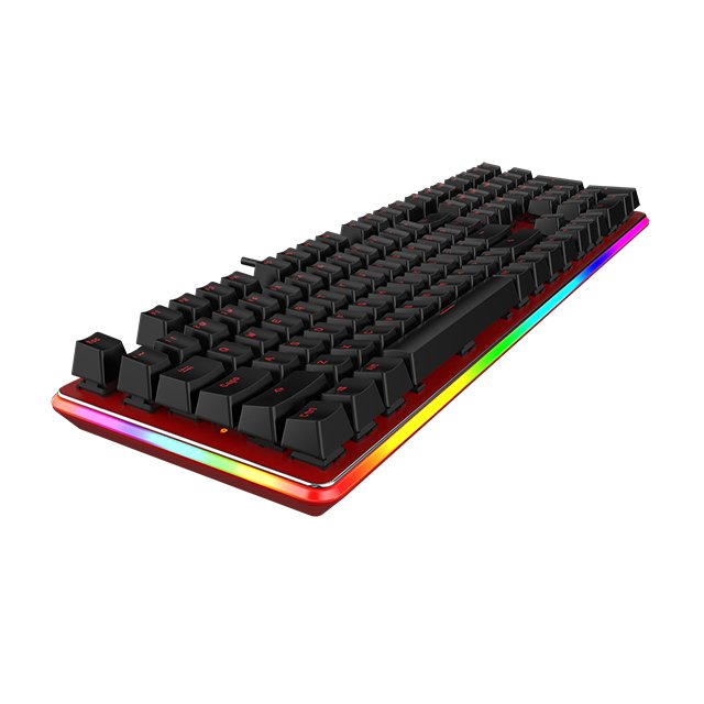 108-key Mechanical Multiple Language Versions Available's Gaming Keyboard with Cherry Kailh Jixian Switch