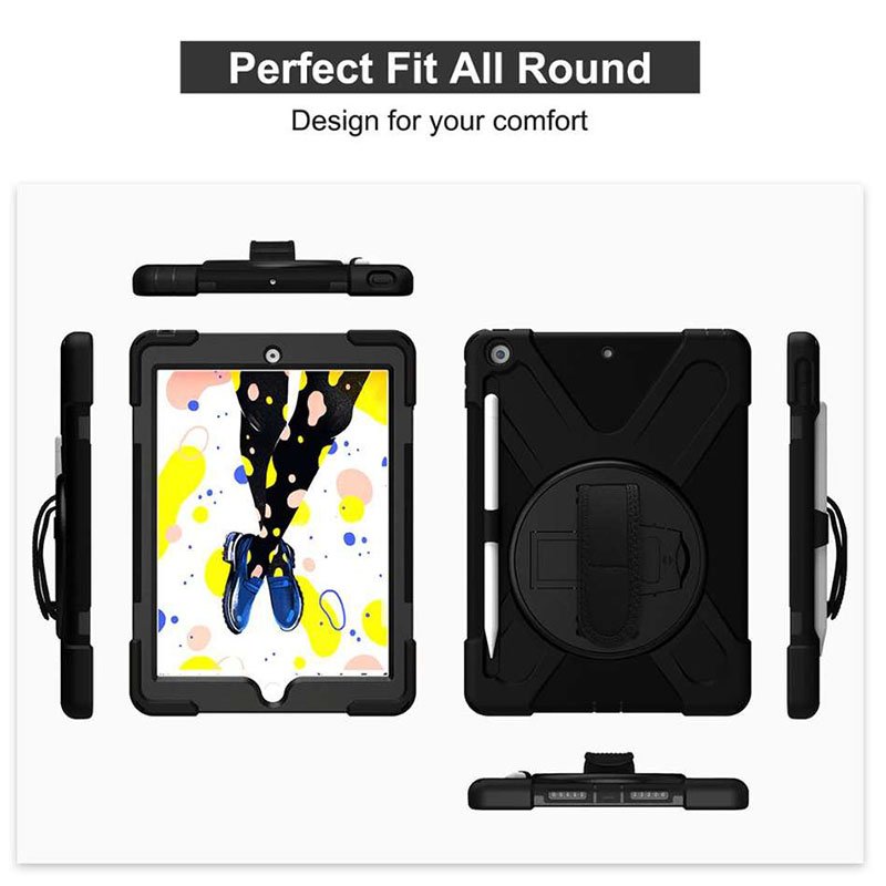 7th/8th Generation Hand Held Shockproof Tablet Cover For Ipad 9.7/10.2/10.5 Case For Ipad Pro 11/12.9 Inch Cover