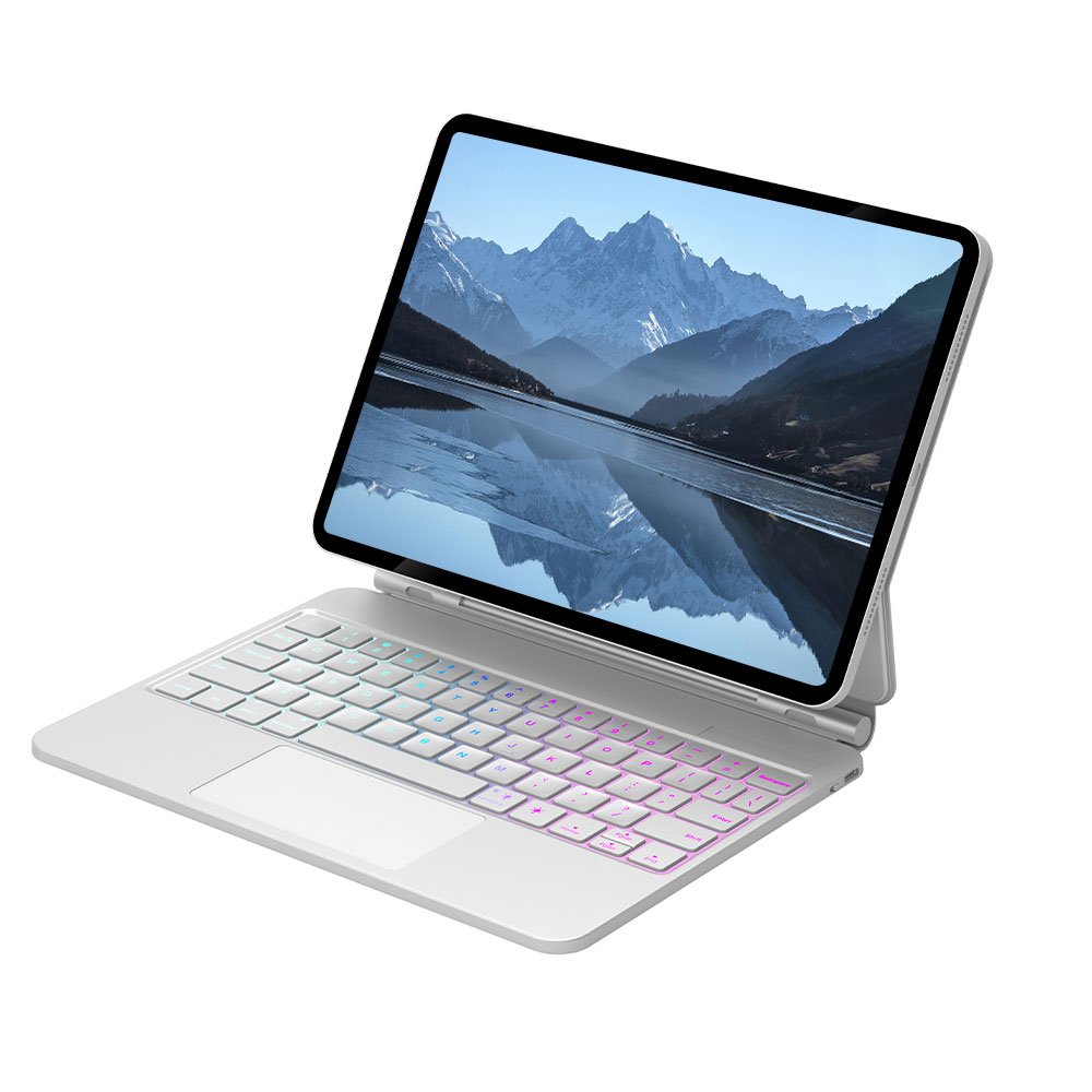 Magic Keyboard With Light For Ipad 12.9 13 Pro Case Slim Magnetic Tablet Cover Wireless Magnet Touch pad Myj6144 Laudtec