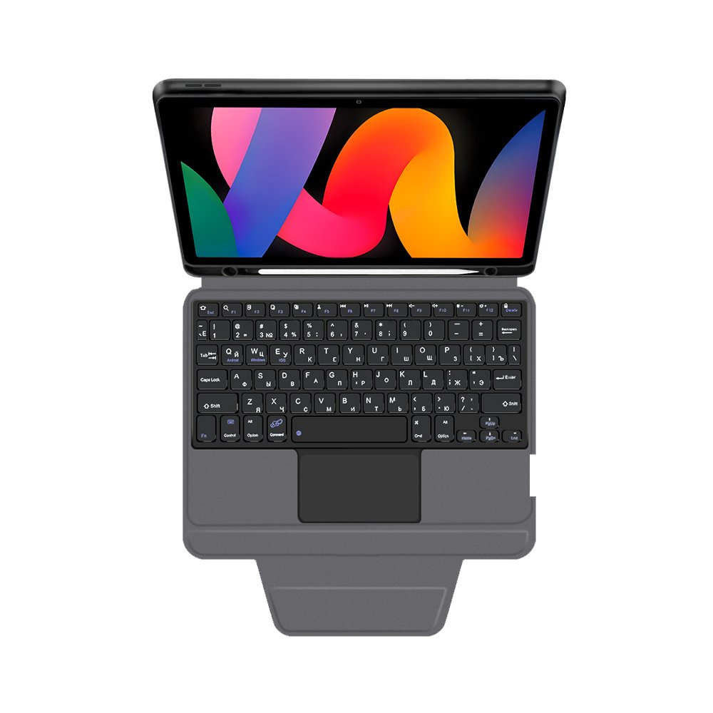 Integrated Wireless Magnetic Russian Keyboard case cover with Pencil Holder For Redmi pad SE 11inch