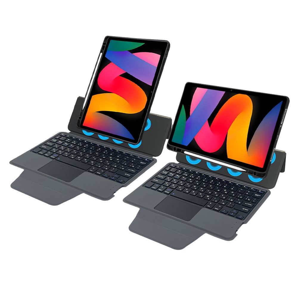Integrated Wireless Magnetic Russian Keyboard case cover with Pencil Holder For Redmi pad SE 11inch