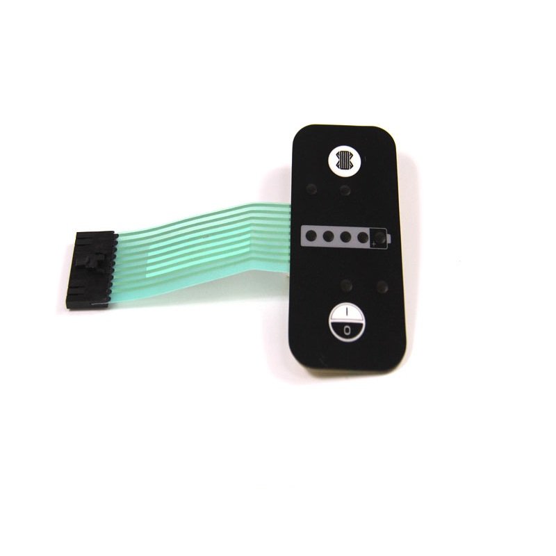 Customized Free Sample PET PC Panel Waterproof Foil Keyboard Membrane Switch Keypad With Led