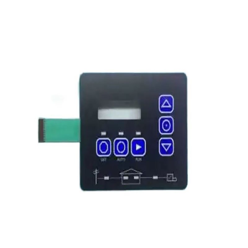 Customized Free Sample PET PC Panel Waterproof Foil Keyboard Membrane Switch Keypad With Led