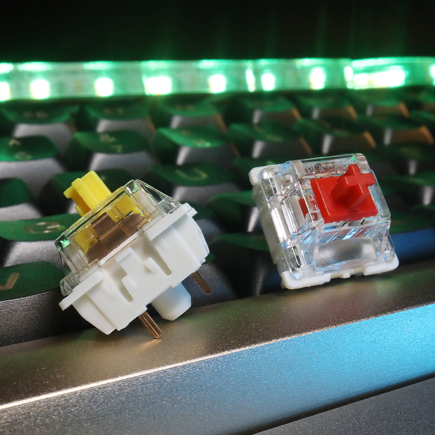 2023 new arrival GATERON G Pro 3.0 yellow KS-9 linear 3 pin 5 pin 50g RGB SMD gaming mechanical DIY hotswap keyboard switch