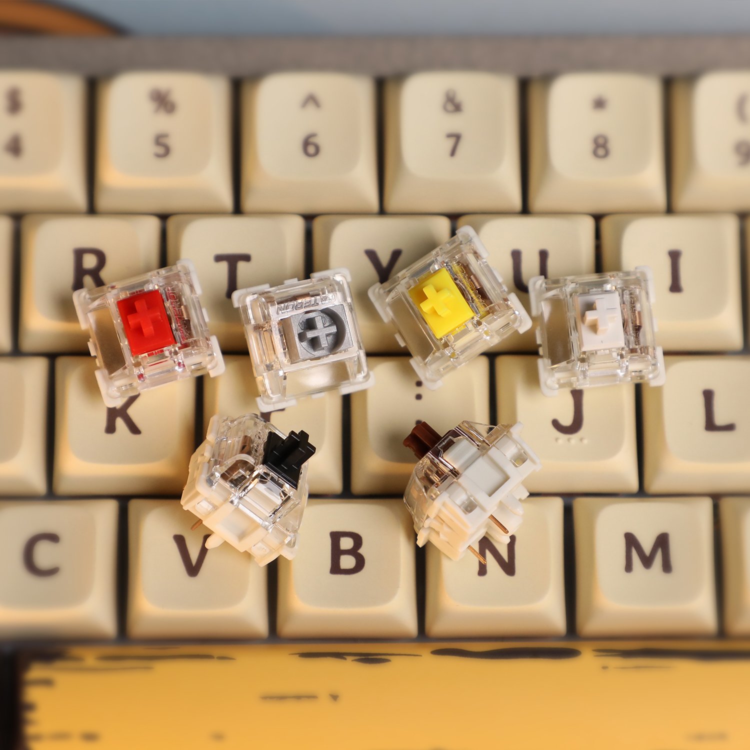 2023 new arrival GATERON G Pro 3.0 yellow KS-9 linear 3 pin 5 pin 50g RGB SMD gaming mechanical DIY hotswap keyboard switch