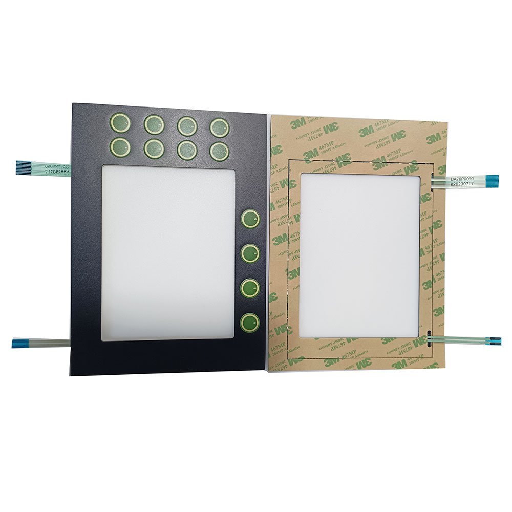 Polycarbonate Material Keypad Button Membrane Switch Graphic Overlay