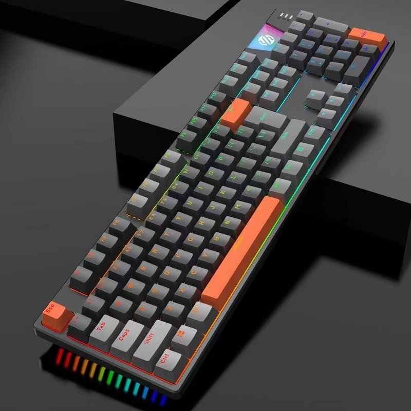 OEM Professional 108keys Backlight Gamer Mechanical Keyboard Wireless Colorful Gaming Keyboard