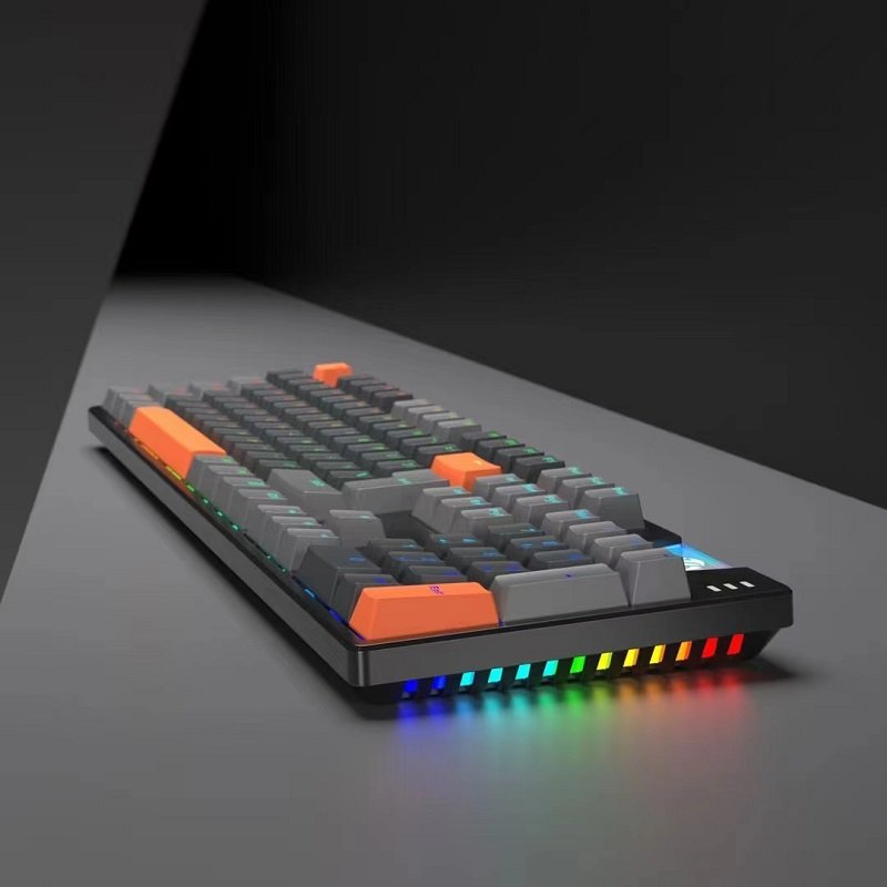 OEM Professional 108keys Backlight Gamer Mechanical Keyboard Wireless Colorful Gaming Keyboard