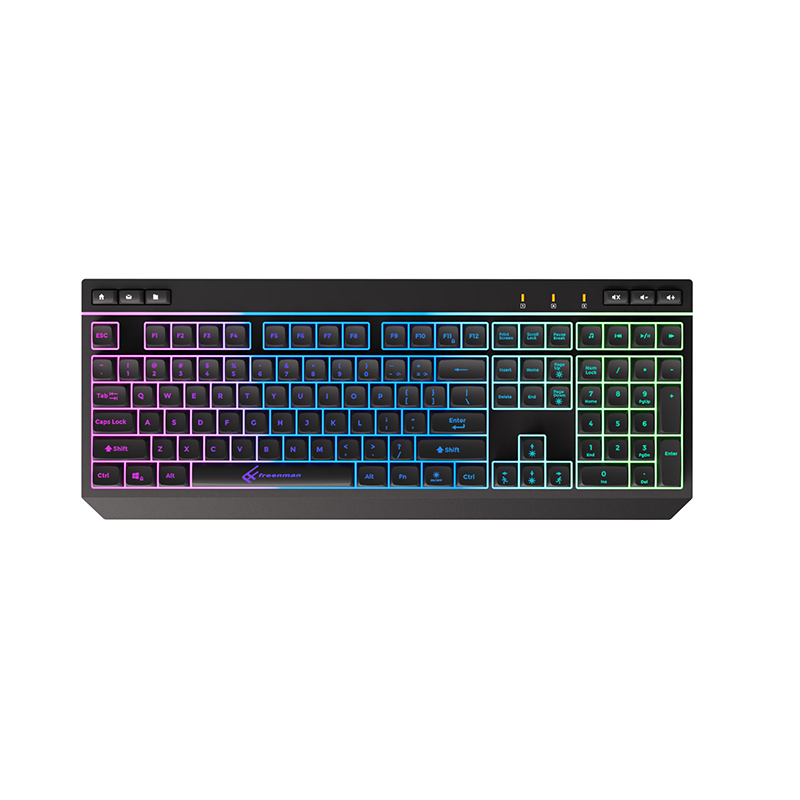 TKL Full Size Wired 2.4G Wireless Rechargeable Battery RGB Gaming keyboards