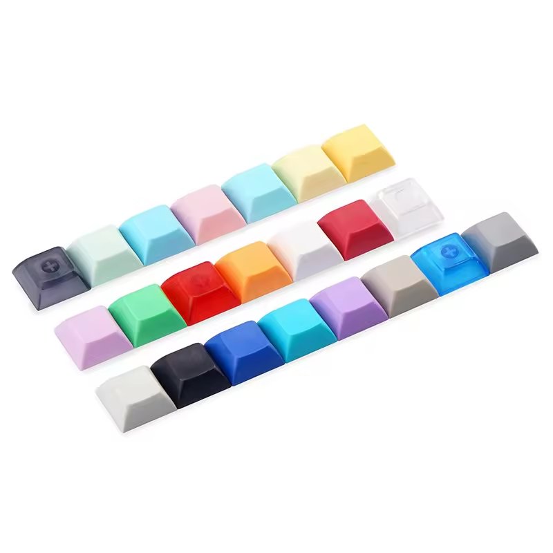 2024 Factory Price DSA KBT Keycaps DIY Mechanical Keyboard Multi Colors Low Profile Blank Keycap Anime Keycaps