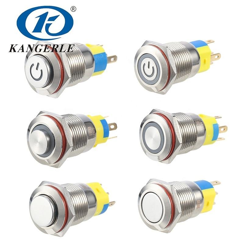 Chinakel Push Button Switches With Box Push Button Switches For Keyboard Led Electrical Metal Push Button Switch