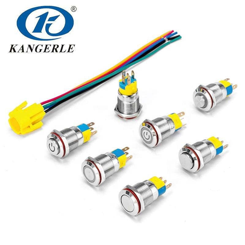 Chinakel Push Button Switches With Box Push Button Switches For Keyboard Led Electrical Metal Push Button Switch